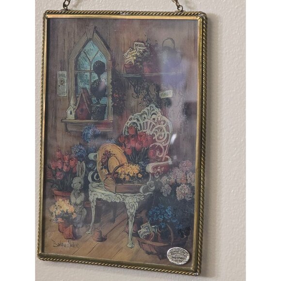 Vintage Wall Hanging Decor By Debbi Mumm With Chain - Picture 2 of 10